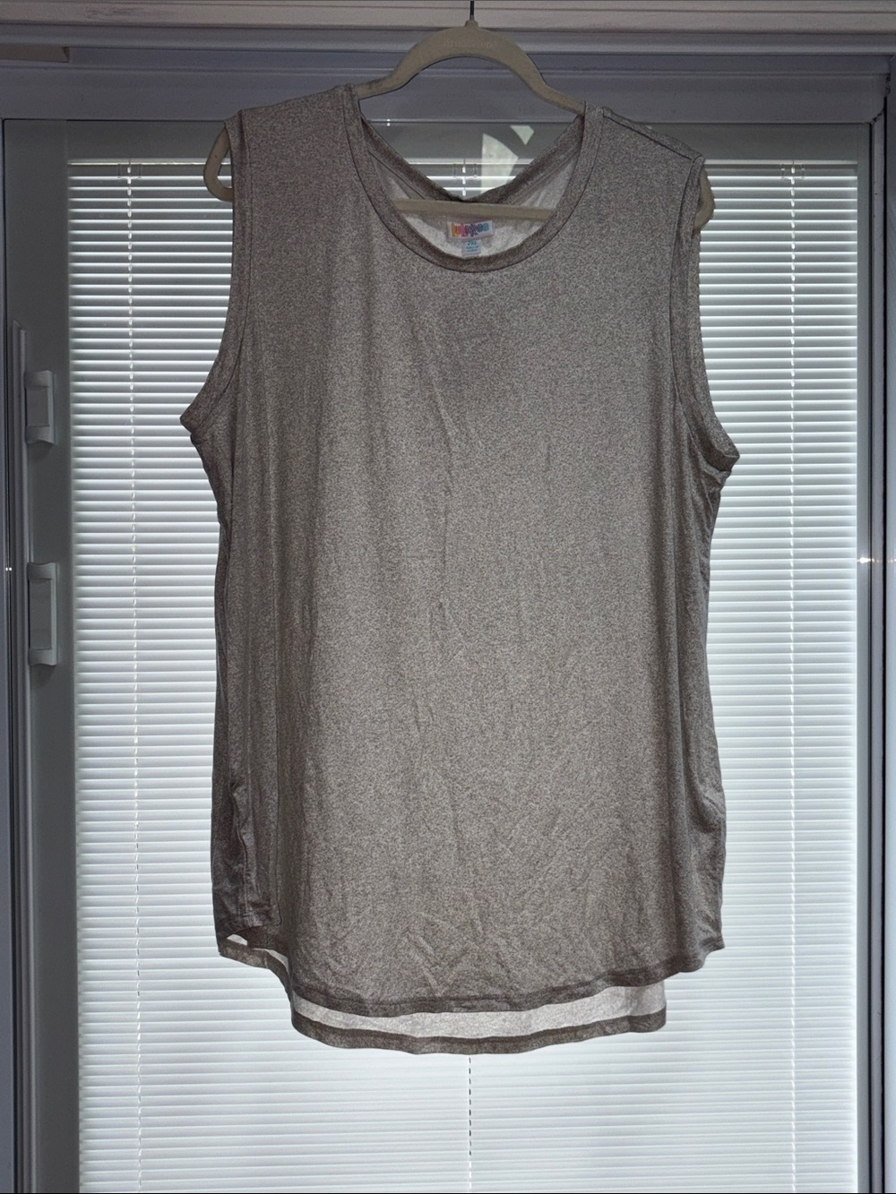 Gray Lularoe Cocoa Sleeveless Tank Top - Women's